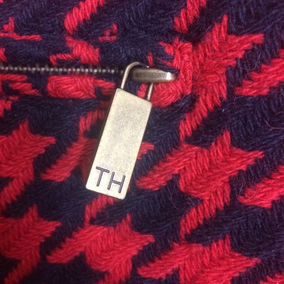 Tommy Hilfiger Houndstooth Moto Biker Jacket - Picture 3 of 5